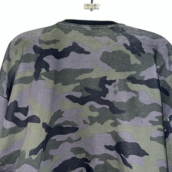NIKE DRI FIT Get Fit Camo Crop Sweater-M - Picture 6 of 9